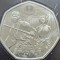 50 pence 2023 Marea Britanie, Luke Skywalker and Princess Leia, Star Wars, Bunc, Coincard, km#2442