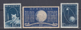 ROMANIA 1959 LP 487 ANUL GEOFIZIC INTERNATIONAL SERIE SARNIERA, Nestampilat