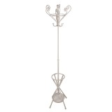 Cumpara ieftin Cuier pardoseala metal alb 50x50x180 cm