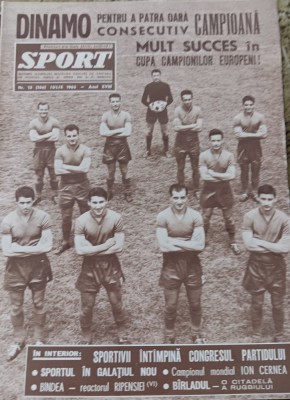 myh 110 - Revista SPORT - nr 13/iulie 1965 foto