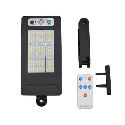 Lampa solara tripla cu suport de prindere, 30W, SMD foto