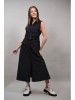 Rochie Sarafane Dama Pattada cu Capse, Negru, Poliester, Marimi S M L (ATENTIE: Croi Mare!)