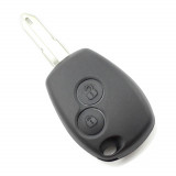 Cumpara ieftin Dacia / Renault - Carcasa cheie cu 2 butoane si suport baterie din inox