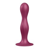 Dildo Special Double Ball-R, Rosu, 18 cm