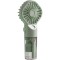 Ventilator portabil de mana, cu vapori de apa, 4 trepte de viteza, ideal pentru calatorii, din plastic, verde