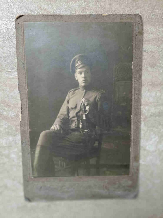 FOTOGRAFIE, PORTRET DE SOLDAT, PERIOADA INTERBELICA - 1917. 34