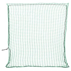 vidaXL Plasă de remorcă cu funie elastică, verde, 4x4 m, PP