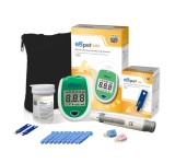 eB-Pet glucometru uz veterinar (caini si pisici) + 100 teste, testare rapida si precisa, 180 memorii