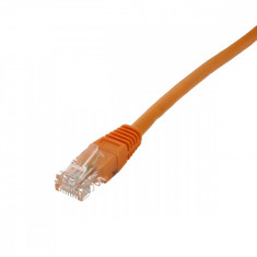 Cablu de retea U/UTP Well, cat6, patch cord, 10m, portocaliu