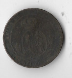 Moneda 2 1/2 centimos 1868 - Spania, America Centrala si de Sud, Cupru (arama)