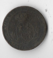 Moneda 2 1/2 centimos 1868 - Spania foto