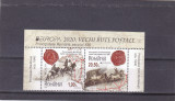 EUROPA 2020,VECHI RUTE POSTALE,SERIE IN PERECHE,2020,MODEL II ,MNH ** ROMANIA., Istorie, Nestampilat