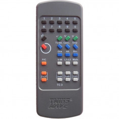 Telecomanda pentru TV Mivar TC3, neagra cu functiile telecomenzii originale