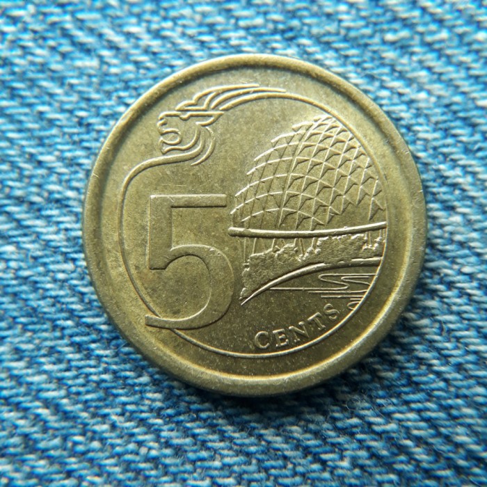 2q - 5 Cents 2017 Singapore