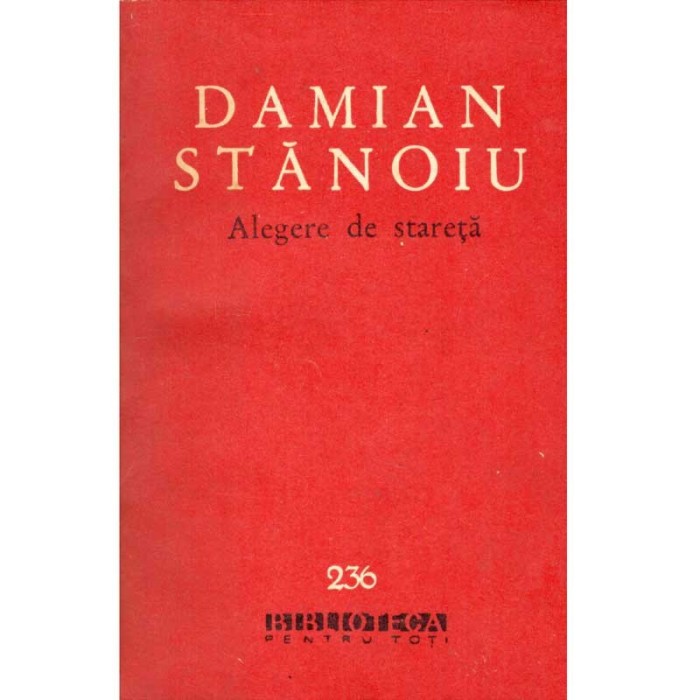 Damian Stanoiu - Alegere de stareta - 137455