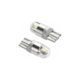 Set 2 becuri LED T10 2 SMD 3030 Canbus Alb 24V Cod: HL Automotive TrustedCars