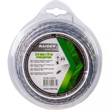 RAIDER Fir patrat rasucit pentru motocoase 3.0mm х 15m transparent