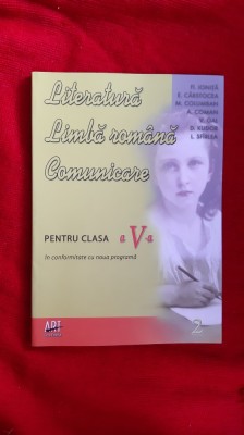 LITERATURA LIMBA ROMANA CLASA A V A - IONITA ,CARSTOCEA , COMAN ,GAL foto