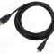 Cablu HDMI 2.1 Goobay 3m Negru Mufa HDMI - Mufa Micro HDMI