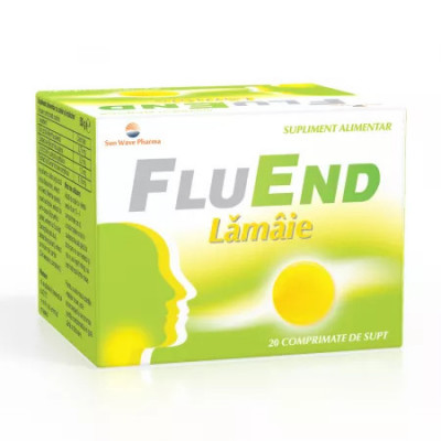 Fluend lamaie, 20 comprimate de supt, Sun Wave Pharma foto