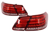 Stopuri LED compatibil cu Mercedes E-Class W212 (2009-2013) Facelift Design Rosu Clar TLMBW212RCOE