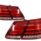 Stopuri LED compatibil cu Mercedes E-Class W212 (2009-2013) Facelift Design Rosu Clar TLMBW212RCOE