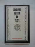 GANDIREA HITITA IN TEXTE