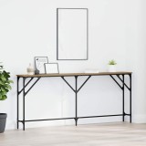 VidaXL Masa de console Stejar artisan 180x23x75 cm Lemn prelucrat