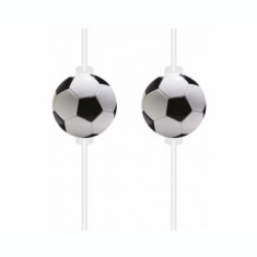Set 4 paie de baut cu medalion, model fotbal