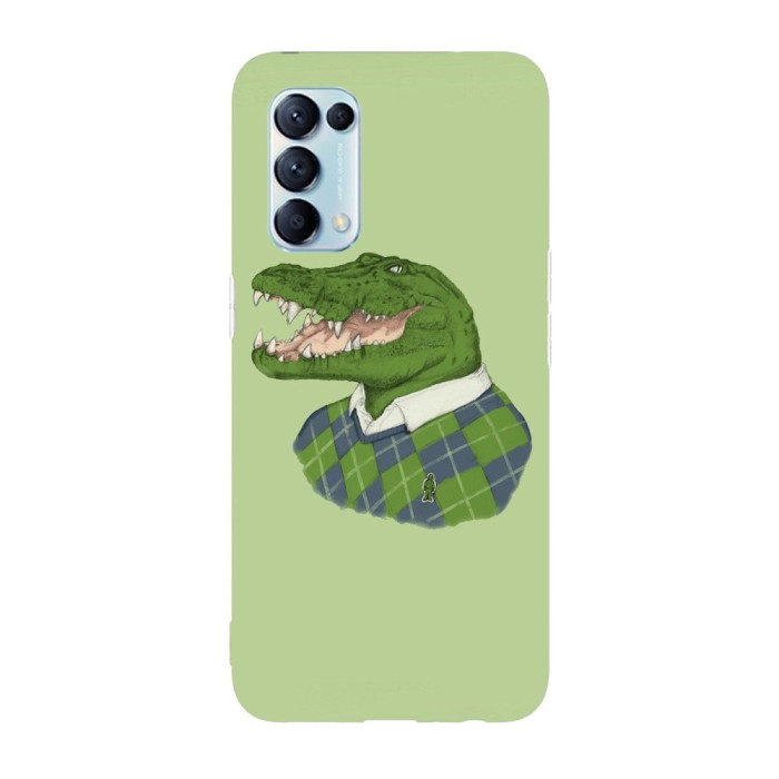 Husa compatibila cu Oppo A73 model Mr. Crocodile, Silicon, TPU, Viceversa
