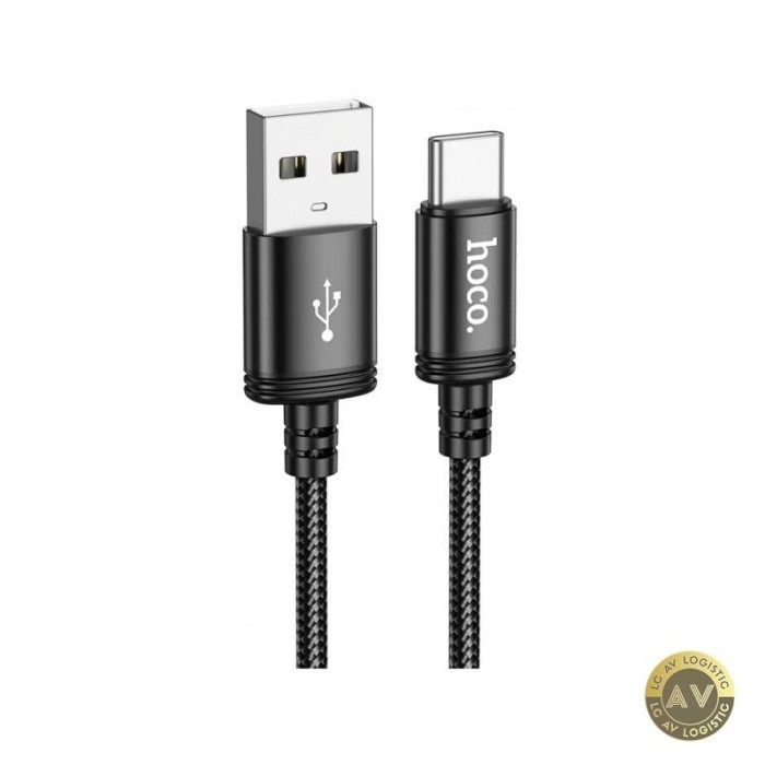 Cablu Date si Incarcare USB-A - USB-C HOCO X89 60W 2m Negru