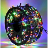 Cumpara ieftin Instalatie luminoasa liniara, Exterior/Interior, 8 jocuri de lumini Craciun, 50 M, Multicolor