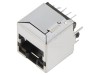 Conector RJ45 Ecranat cu LED, BEL FUSE, 8 Pini, THT, Soclu, Tip 8p8c