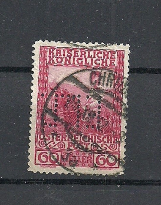 AUSTRIA &ndash; TIMBRU STAMPILAT PERFORAT, EW5