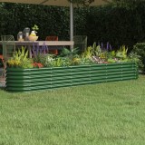 vidaXL Strat &icirc;nălțat grădină 260x40x36 cm oțel vopsit electrostatic