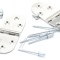 KIT 2 CHARNIERES OMBRE 133.0055.984 /Franke FABER / ROBLIN