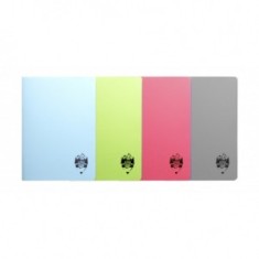 Caiet A5 100 file coperta plastic Atinge Excelenta aritmetica, roz