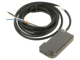 Senzor amplificator fibră optică PNP cu cablu de 2m