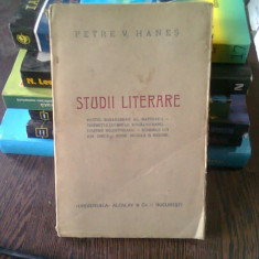 STUDII LITERARE - PETRE V. HANES