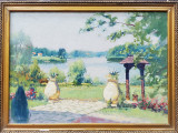Constantin Isachie (1888-1967) - Peisaj cu lac