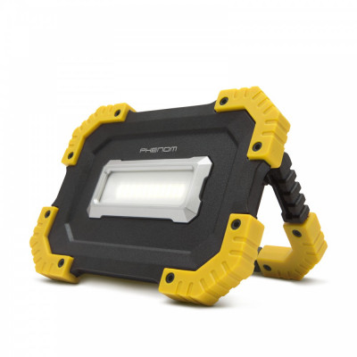 Reflector multifunctional COB LED reincarcabil USB acumulator incorporat 2x2200mAh 16W 1000lm IPX4 Phenom foto