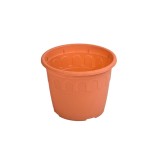 Ghiveci Hera diametru 28 cm, maro teracota