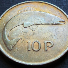 Moneda 10 PENCE - IRLANDA, anul 1980 *cod 3976 B - 11,38 grame!