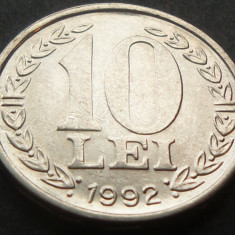 Moneda 10 LEI - ROMANIA, anul 1992 * cod 1586