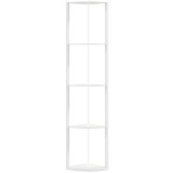 HOMCOM Lampă LED de podea 5 trepte reglabilă cu poliță, schimbare RGB, telecomandă | Aosom Romania