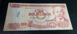 Bancnota 100 2001 bolivianos din Bolivia