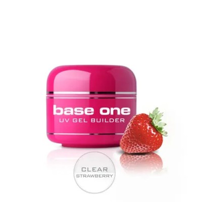 Silcare Base One Gel &amp;ndash; Clear Strawberry, 15g foto