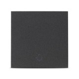 &Icirc;ntrerupător cu revenire 2M 10A ELBI Moda Voice, mecanism modular momentan pentru automatizări electrice, montaj &icirc;ngropat, finisaj elegant 4 culori