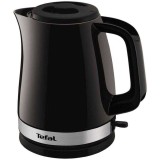 Fierbator Tefal Delfini Plus KO150F30, 2400 W, 1.5 l, baza 360&deg;, filtru anti-calcar, oprire automata, negru