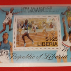 LIBERIA, SPORT LOS ANGELES - COLIȚĂ MNH